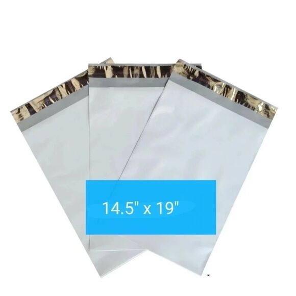POLY MAILERS BAGS Lot of Ten size 14.5”x 19” - Picture 4 of 4